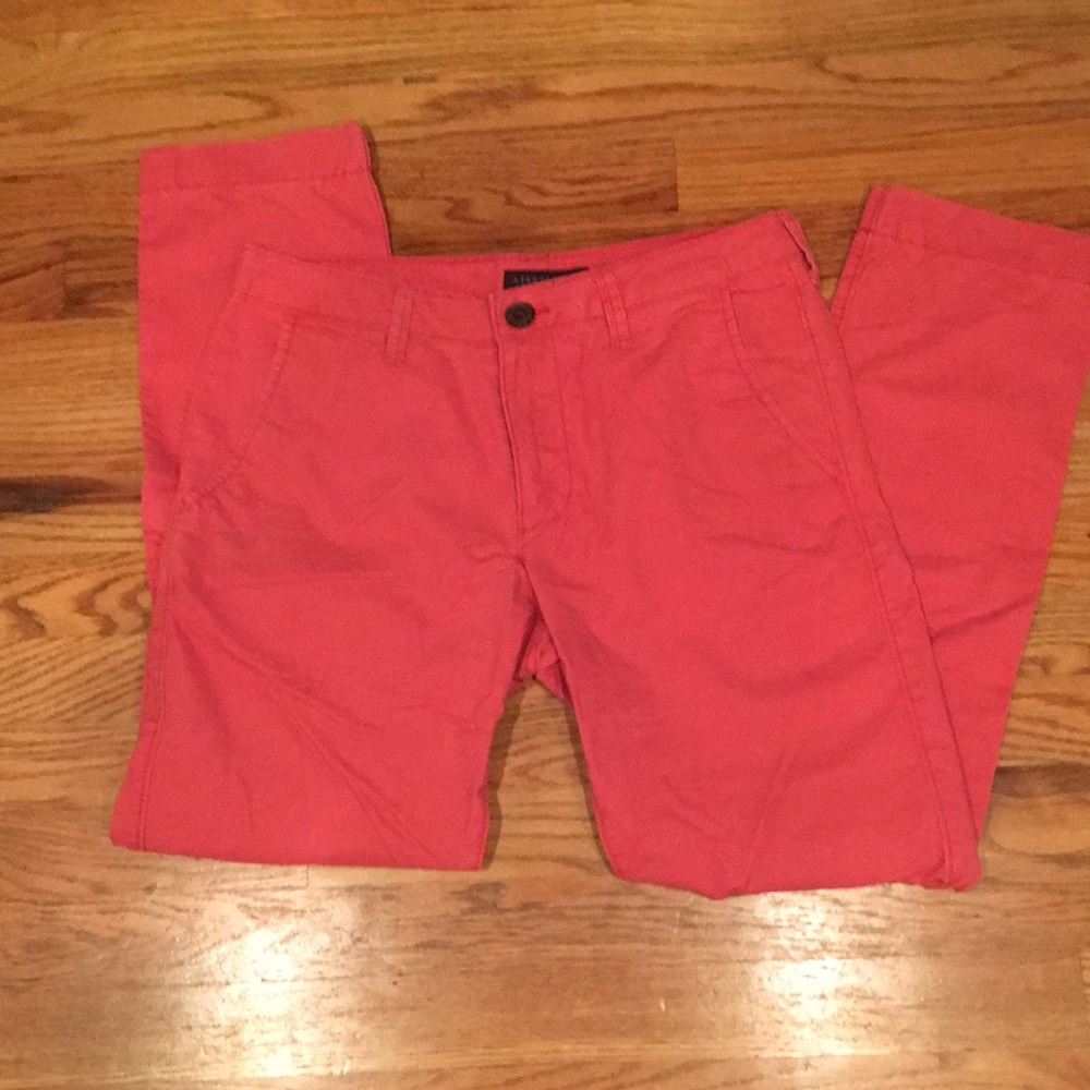 Men’s Coral colored khaki  by Aeropostale